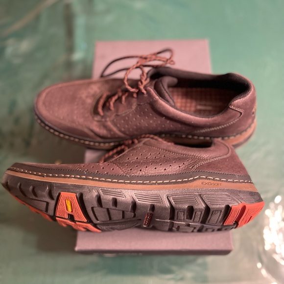 Rockport Men’s Snickers Leather Brown size 11. Adiprene by Adidas. - Picture 2 of 5